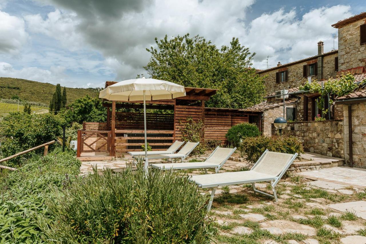 Borgo Villa A Sesta San Gusme Eksteriør bilde