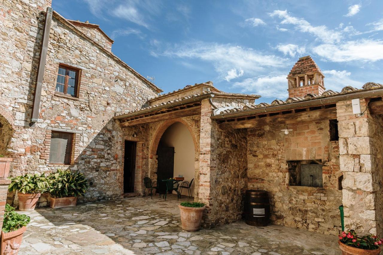 Borgo Villa A Sesta San Gusme Eksteriør bilde