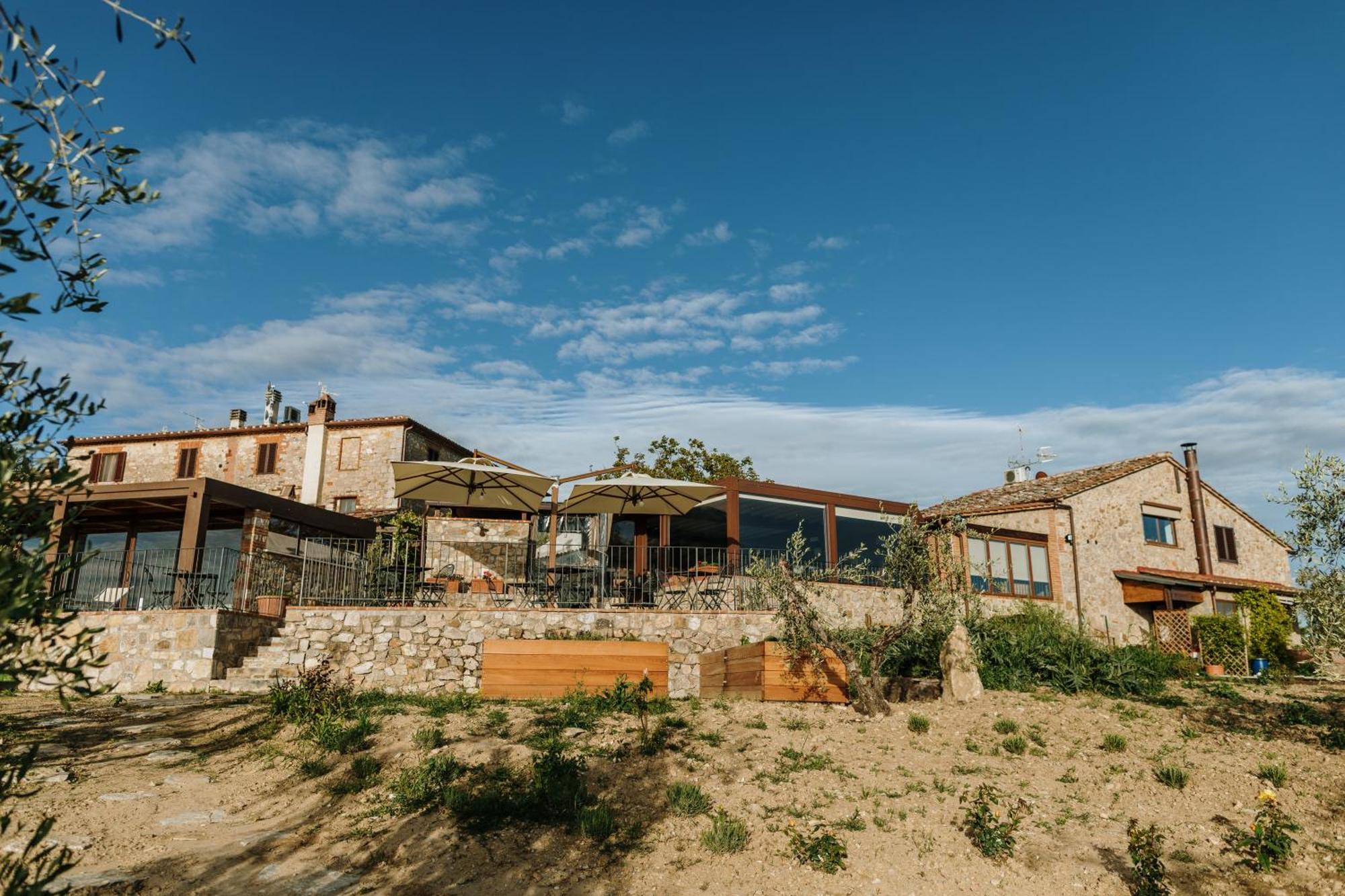 Borgo Villa A Sesta San Gusme Eksteriør bilde